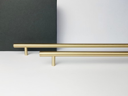 mosiężny reling meblowy XXL złoty kolor